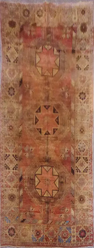 One Of The Kind Turkish Hand-Knotted Rug 4'10" x 10'8"